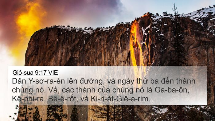 Giô-sua 9:17 VIE Bible Verse Image