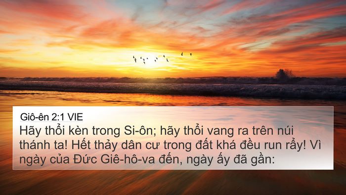 Giô-ên 2:1 VIE Bible Verse Image