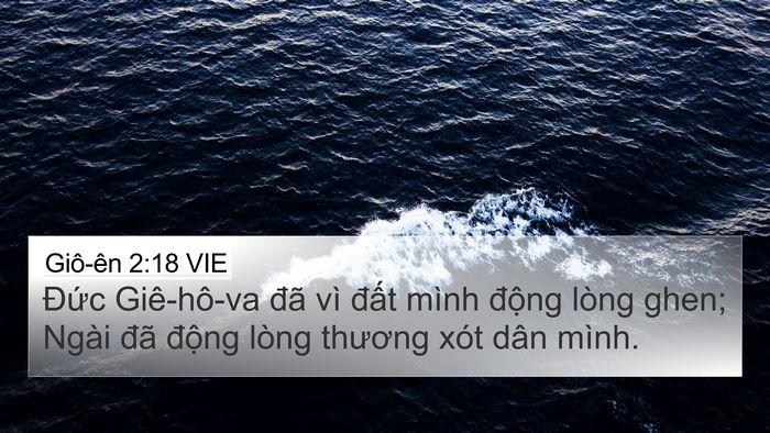 Giô-ên 2:18 VIE Bible Verse Image