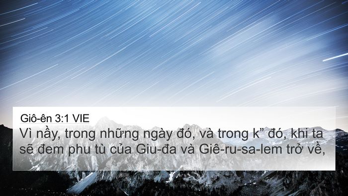 Giô-ên 3:1 VIE Bible Verse Image