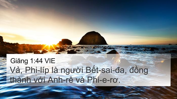 Giăng 1:44 VIE Bible Verse Image