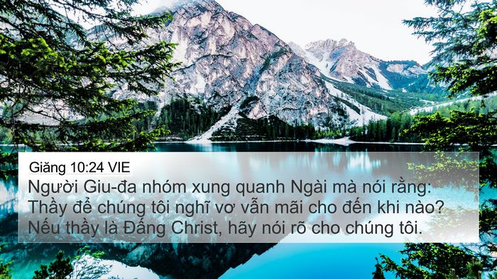 Giăng 10:24 VIE Bible Verse Image