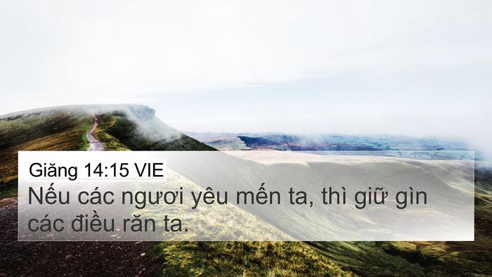 Giăng 14:15 VIE Bible Verse Image