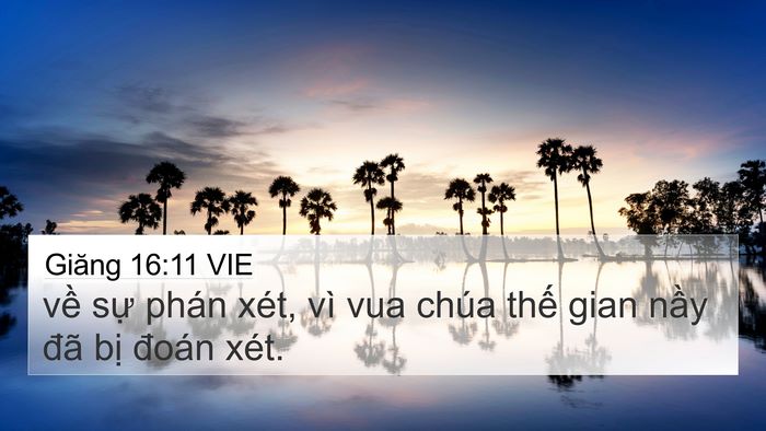 Giăng 16:11 VIE Bible Verse Image