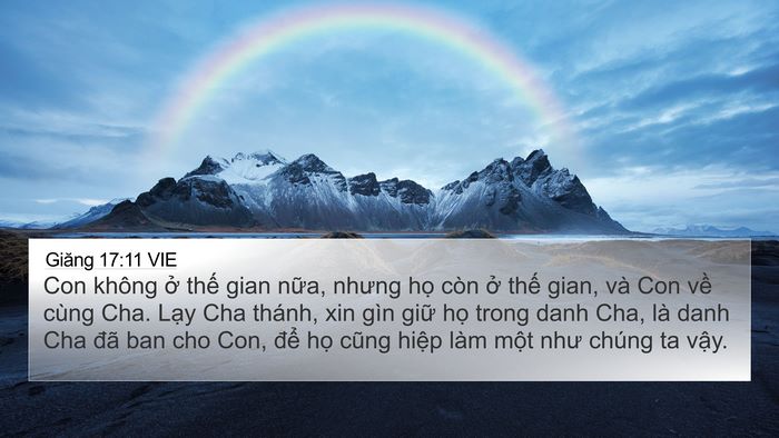 Giăng 17:11 VIE Bible Verse Image
