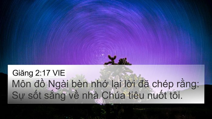 Giăng 2:17 VIE Bible Verse Image