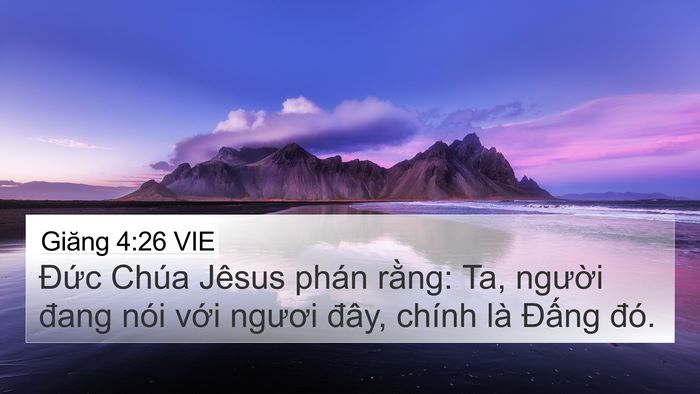 Giăng 4:26 VIE Bible Verse Image