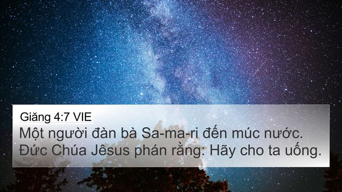 Giăng 4:7 VIE Bible Verse Image