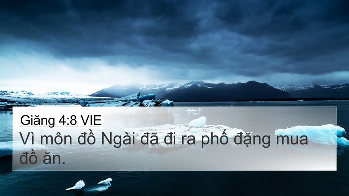 Giăng 4:8 VIE Bible Verse Image