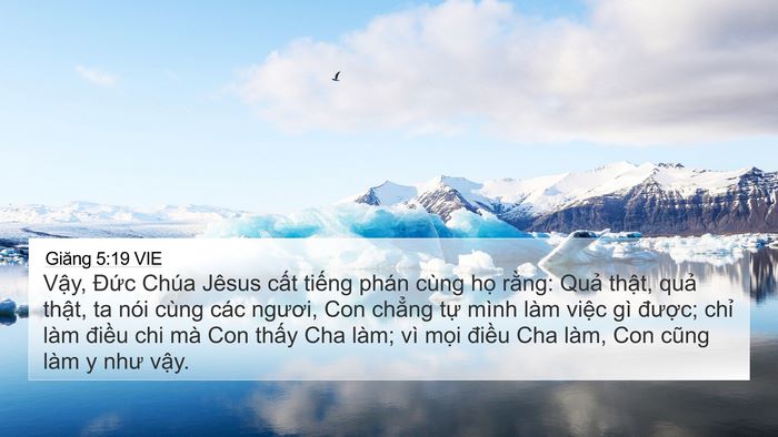 Giăng 5:19 VIE Bible Verse Image
