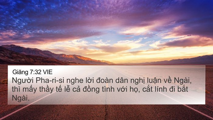 Giăng 7:32 VIE Bible Verse Image