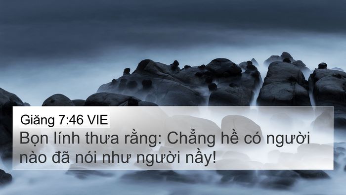 Giăng 7:46 VIE Bible Verse Image