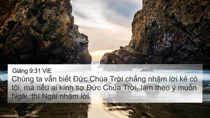 Giăng 9:31 VIE Bible Verse Image