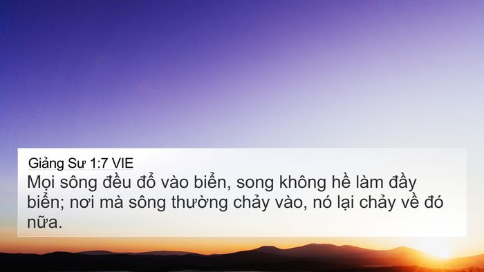 Giảng Sư 1:7 VIE Bible Verse Image