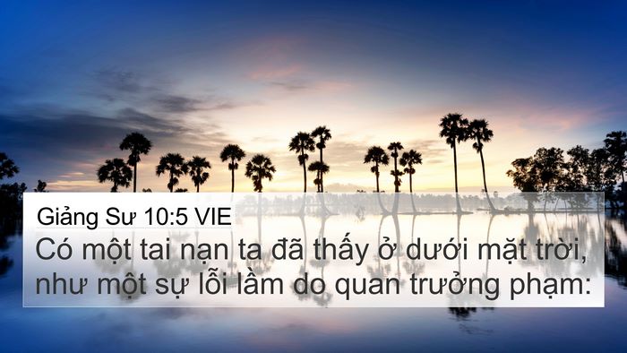 Giảng Sư 10:5 VIE Bible Verse Image