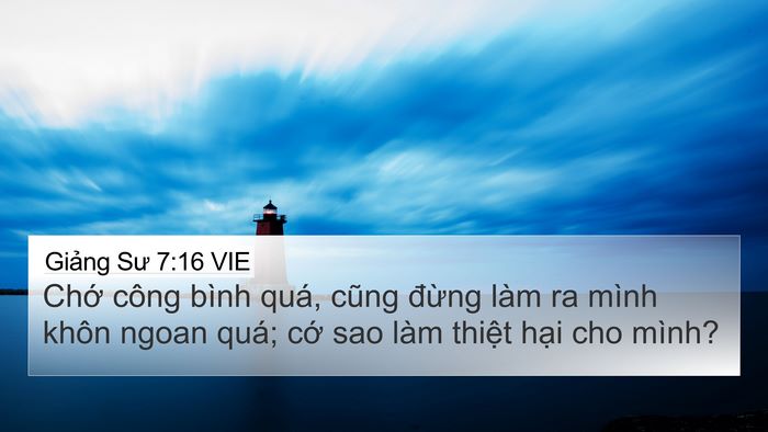 Giảng Sư 7:16 VIE Bible Verse Image