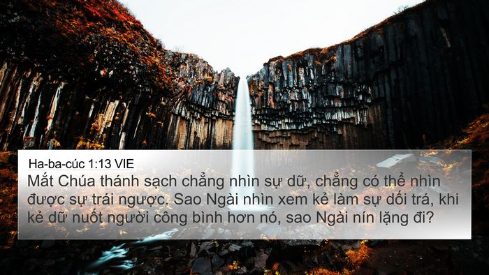 Ha-ba-cúc 1:13 VIE Bible Verse Image