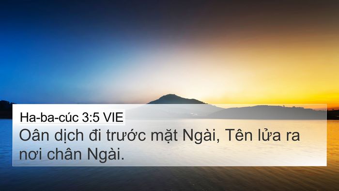 Ha-ba-cúc 3:5 VIE Bible Verse Image
