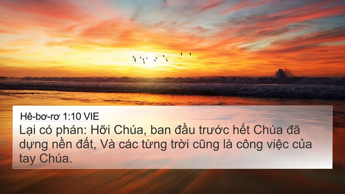 Hê-bơ-rơ 1:10 VIE Bible Verse Image