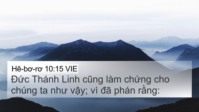 Hê-bơ-rơ 10:15 VIE Bible Verse Image