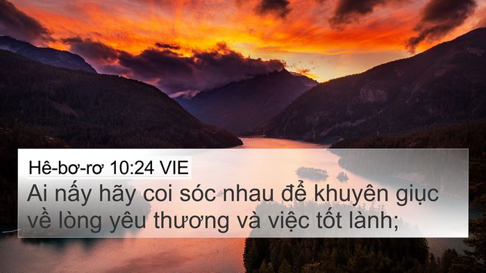 Hê-bơ-rơ 10:24 VIE Bible Verse Image