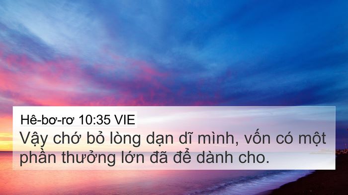 Hê-bơ-rơ 10:35 VIE Bible Verse Image