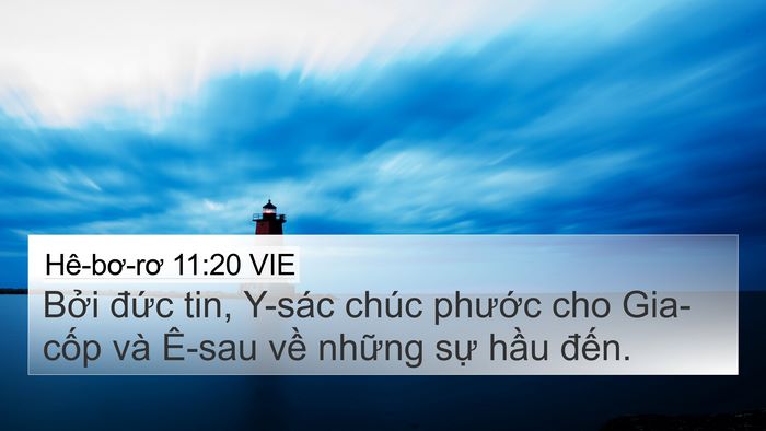 Hê-bơ-rơ 11:20 VIE Bible Verse Image