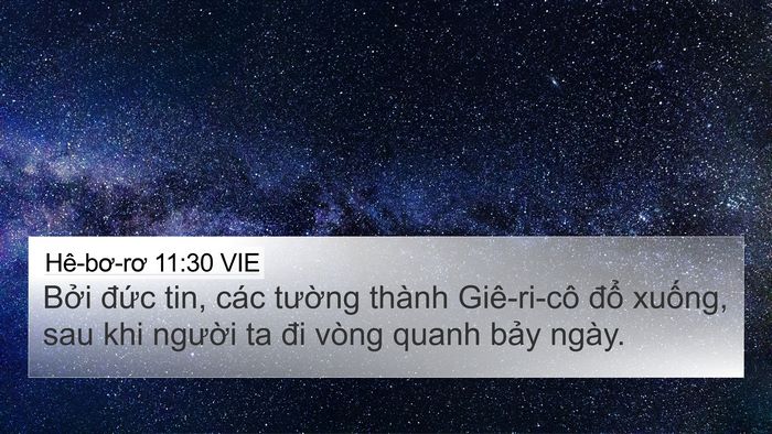 Hê-bơ-rơ 11:30 VIE Bible Verse Image