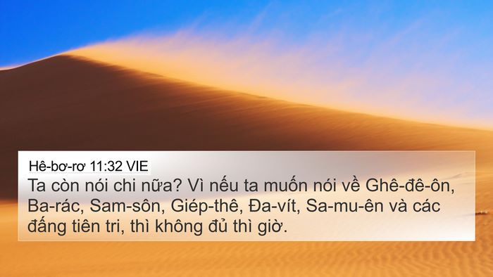 Hê-bơ-rơ 11:32 VIE Bible Verse Image