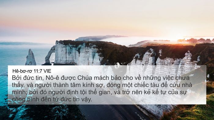 Hê-bơ-rơ 11:7 VIE Bible Verse Image