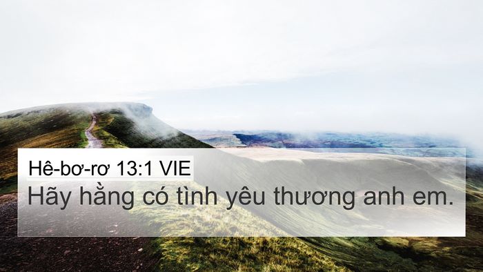 Hê-bơ-rơ 13:1 VIE Bible Verse Image