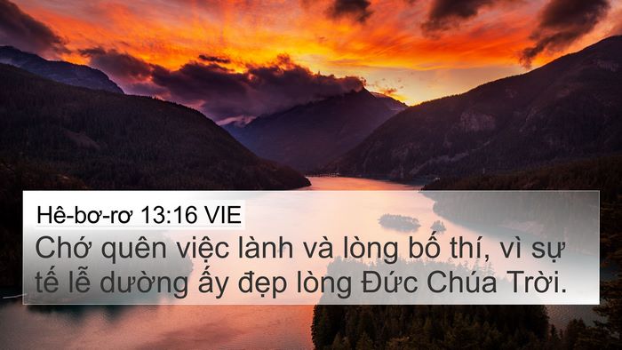 Hê-bơ-rơ 13:16 VIE Bible Verse Image