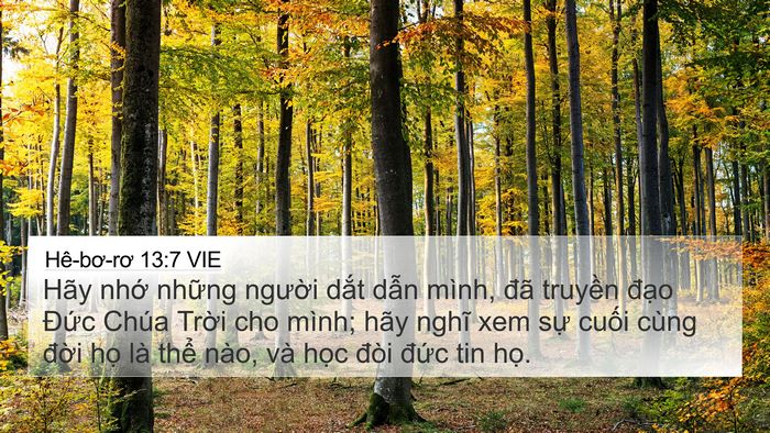 Hê-bơ-rơ 13:7 VIE Bible Verse Image