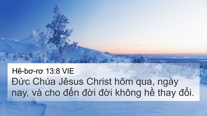 Hê-bơ-rơ 13:8 VIE Bible Verse Image