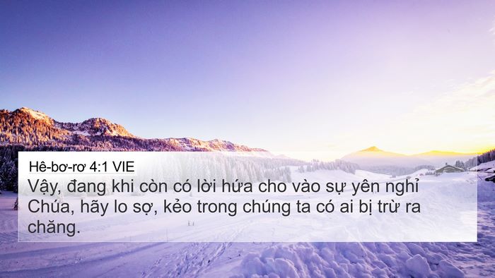 Hê-bơ-rơ 4:1 VIE Bible Verse Image