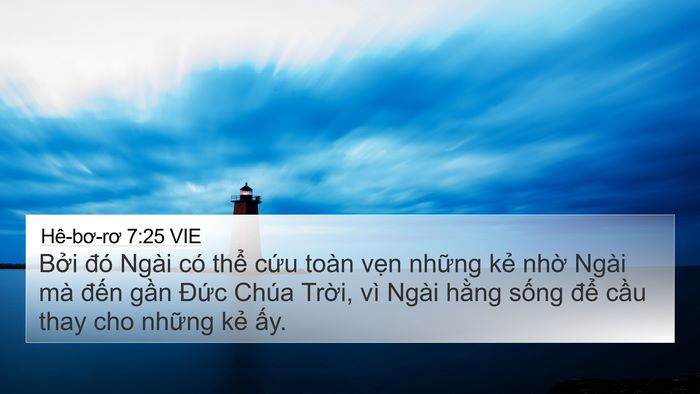 Hê-bơ-rơ 7:25 VIE Bible Verse Image