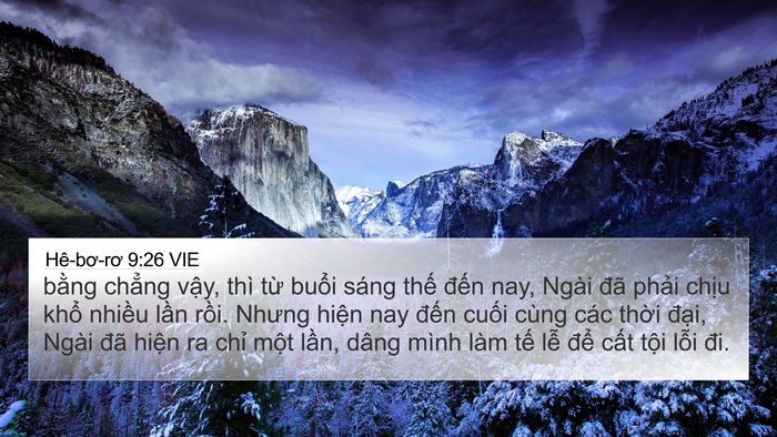 Hê-bơ-rơ 9:26 VIE Bible Verse Image