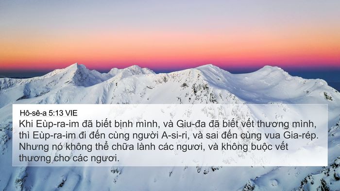Hô-sê-a 5:13 VIE Bible Verse Image