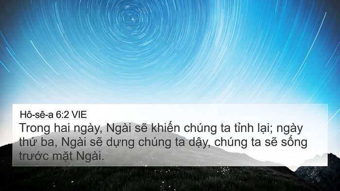 Hô-sê-a 6:2 VIE Bible Verse Image