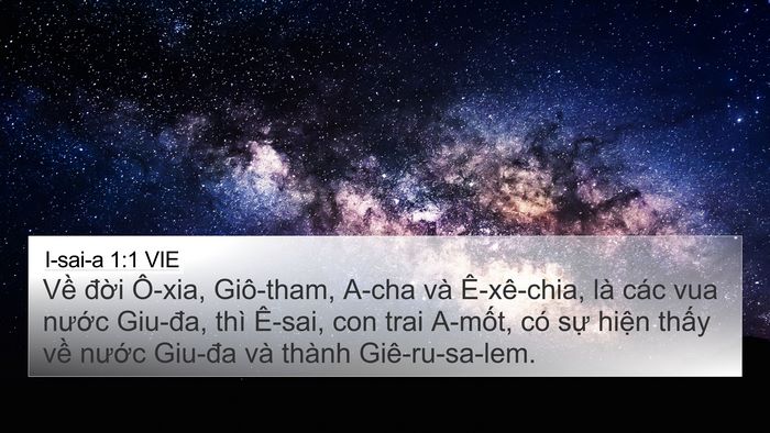 I-sai-a 1:1 VIE Bible Verse Image