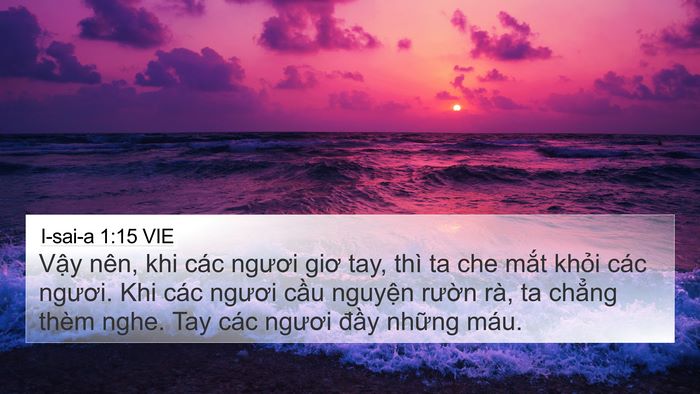 I-sai-a 1:15 VIE Bible Verse Image