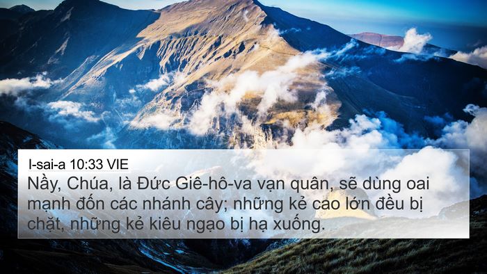 I-sai-a 10:33 VIE Bible Verse Image