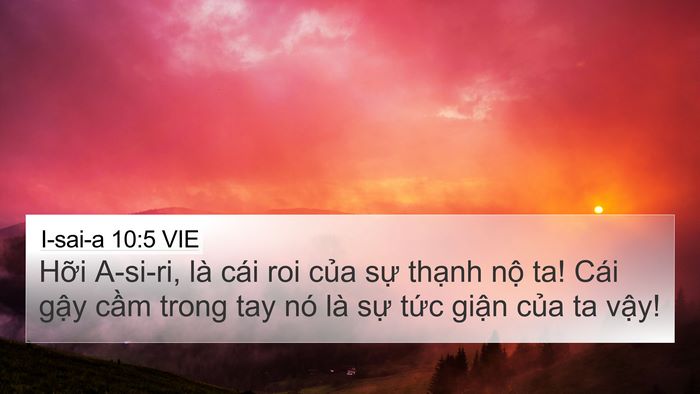 I-sai-a 10:5 VIE Bible Verse Image