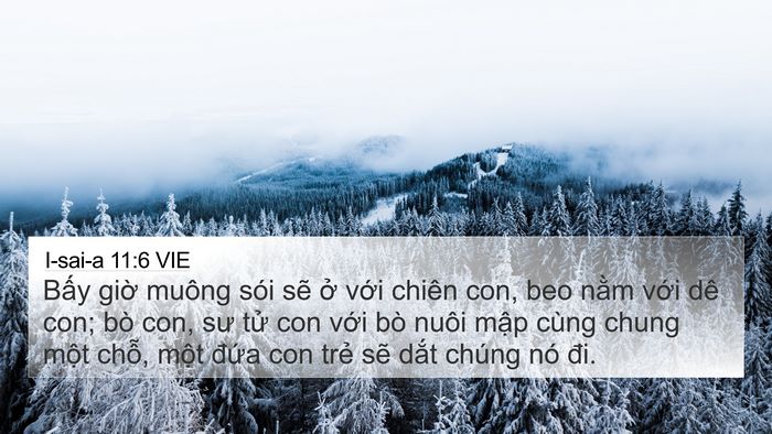 I-sai-a 11:6 VIE Bible Verse Image