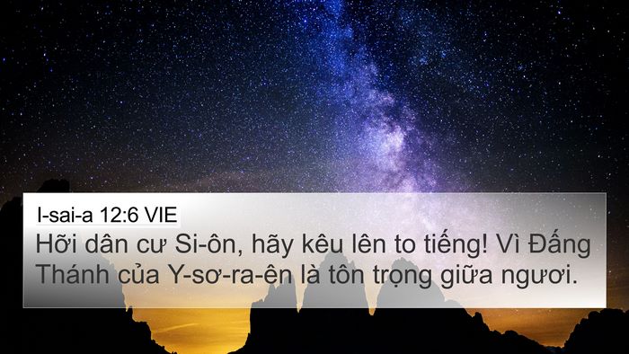 I-sai-a 12:6 VIE Bible Verse Image