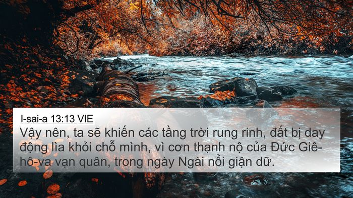 I-sai-a 13:13 VIE Bible Verse Image