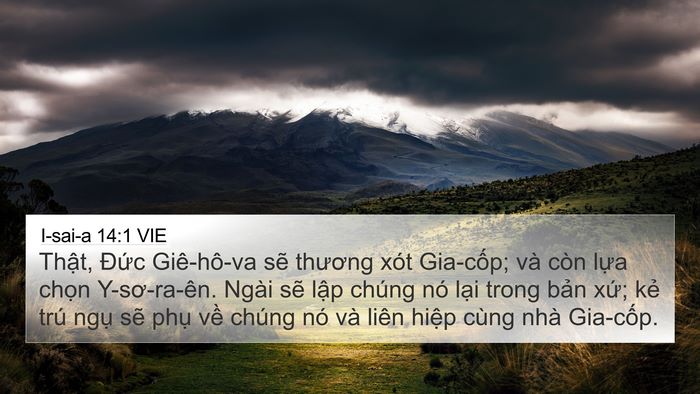 I-sai-a 14:1 VIE Bible Verse Image