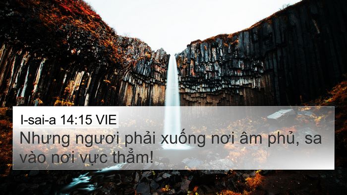 I-sai-a 14:15 VIE Bible Verse Image