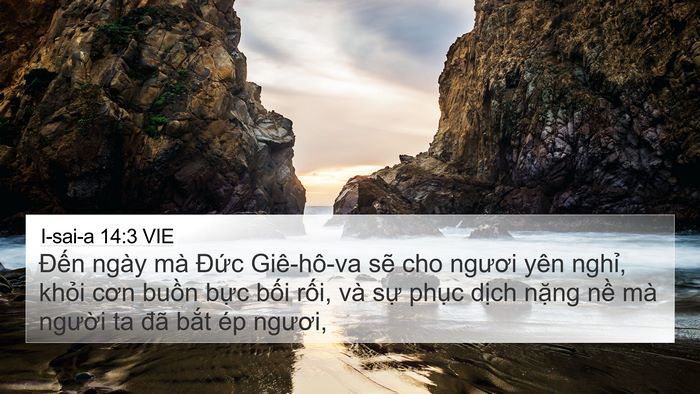 I-sai-a 14:3 VIE Bible Verse Image