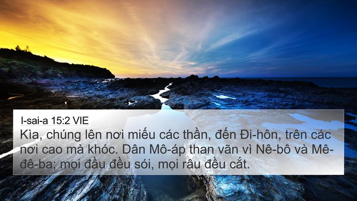 I-sai-a 15:2 VIE Bible Verse Image
